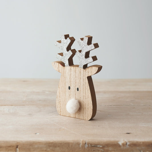 Wooden Reindeer Decoration