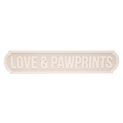 Love & Pawprints Sign