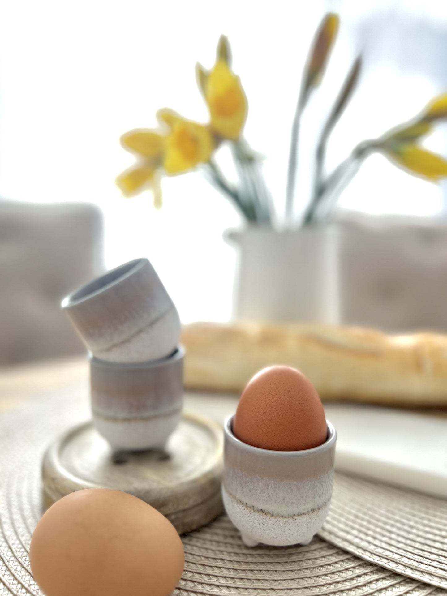 Mojave Glaze Grey Egg Cup