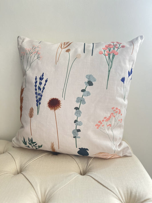 Square Floral Cushion