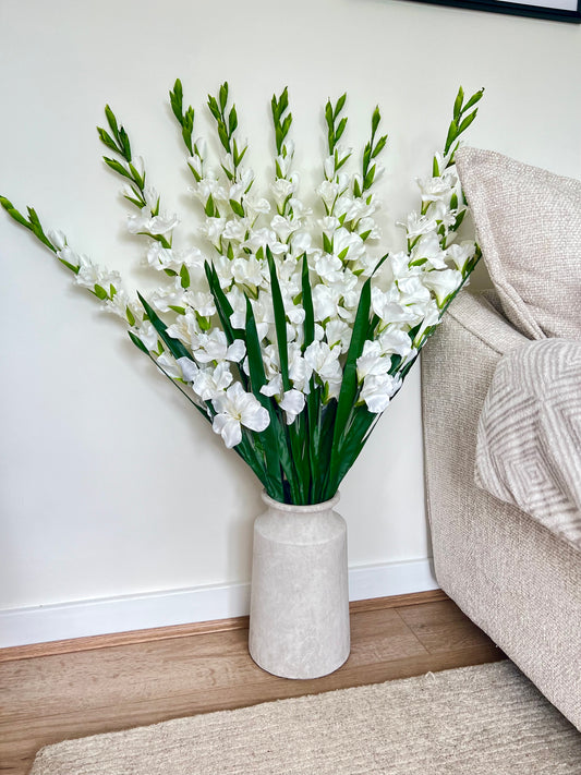 White Gladioli-Per Stem