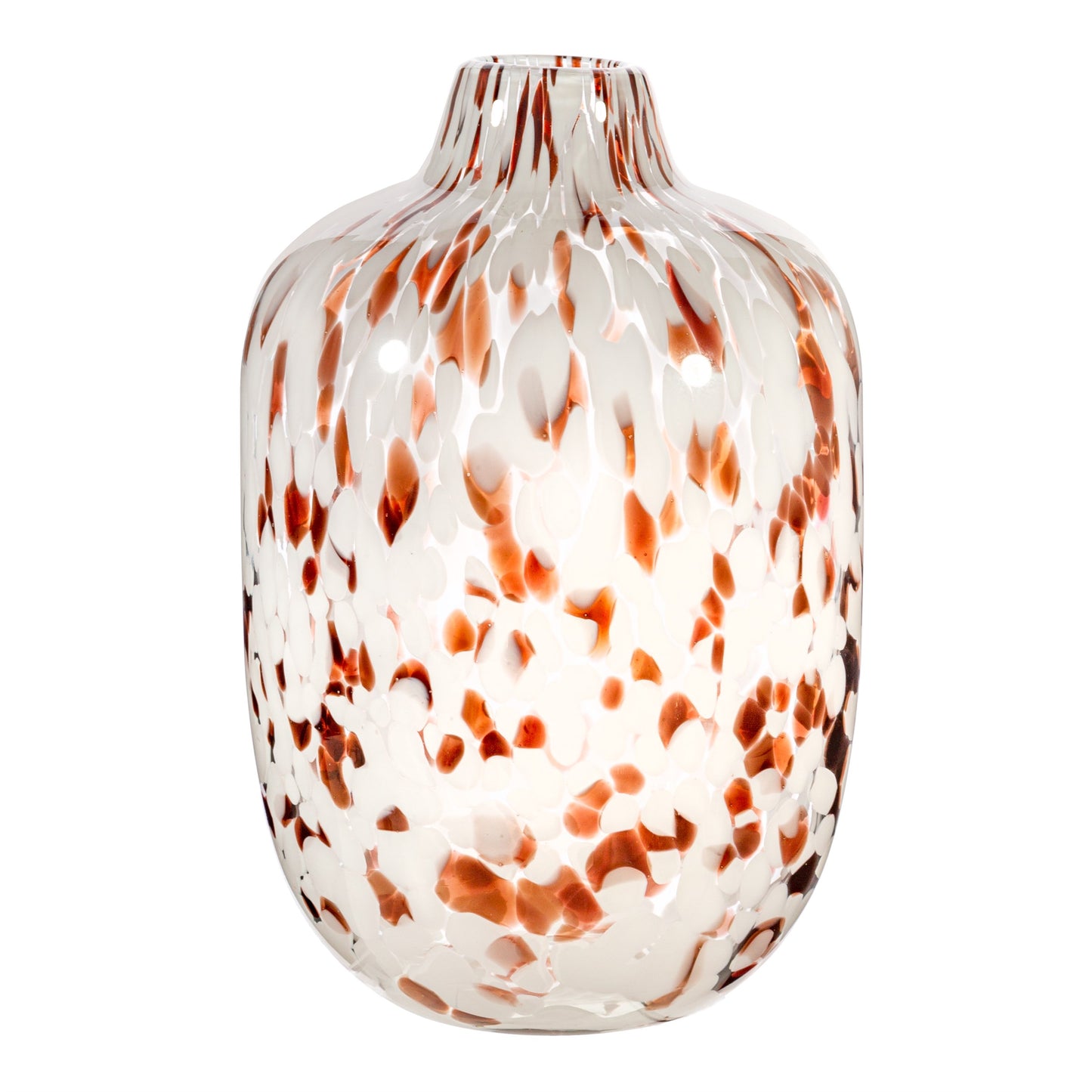 Large Brown Speckled Vase