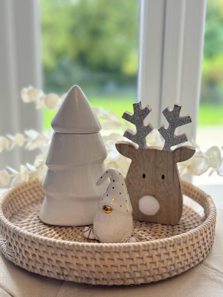 Wooden Reindeer Decoration