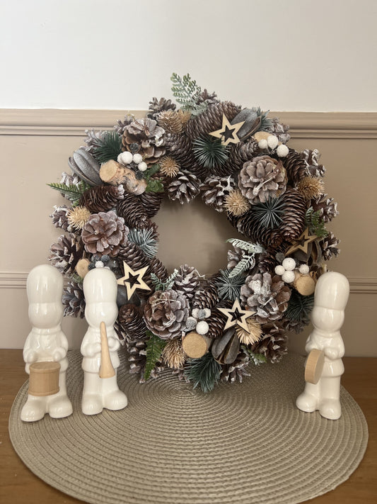 Frosted Woodland Wreath